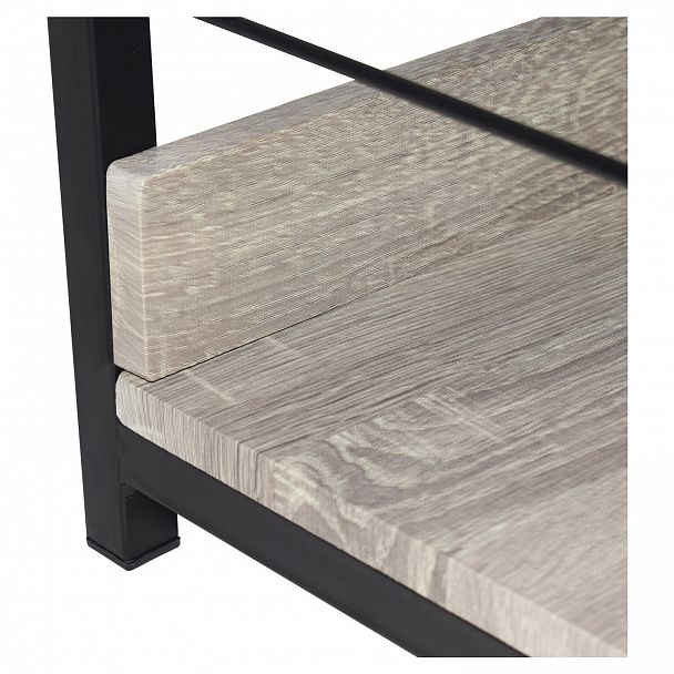 Стеллаж на металлокаркасе BRABIX "LOFT SH-002", 600х350х845 мм, цвет дуб антик, 641232 - Вид 9