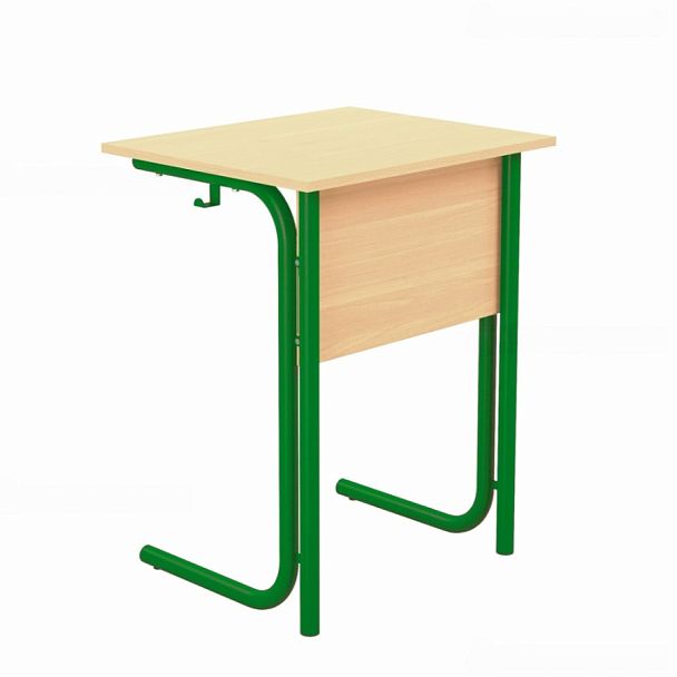 Стол ученический 101В, 1-местный на круглой трубе (м/к Красный, Синий, Зеленый), гр.6 - Вид 1