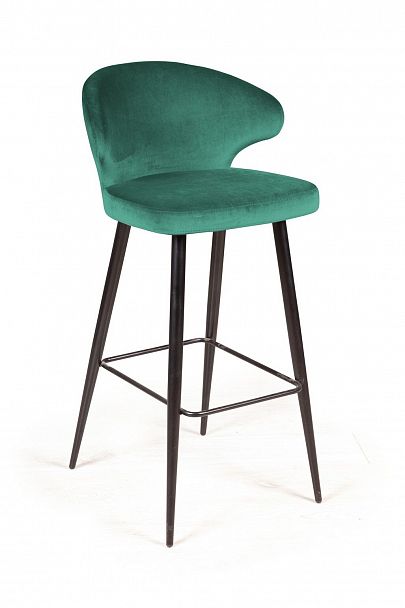 Стул барный Richard, бархат зеленый 19 - Вид 3
