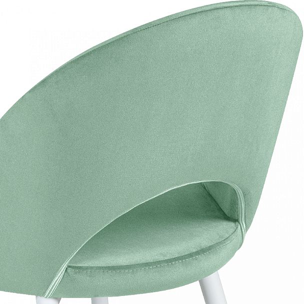 Комплект кухонных стульев Рэди мятный велюр/белый, 2 шт. - Вид 10