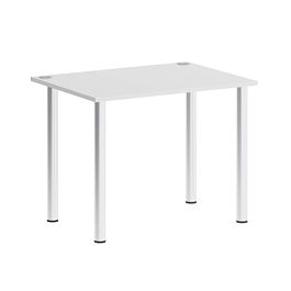 Home Office Стол письменный VR.SP-3-98 Белый бриллиант/Хром опоры 980*720*750 - Фото предпросмотра