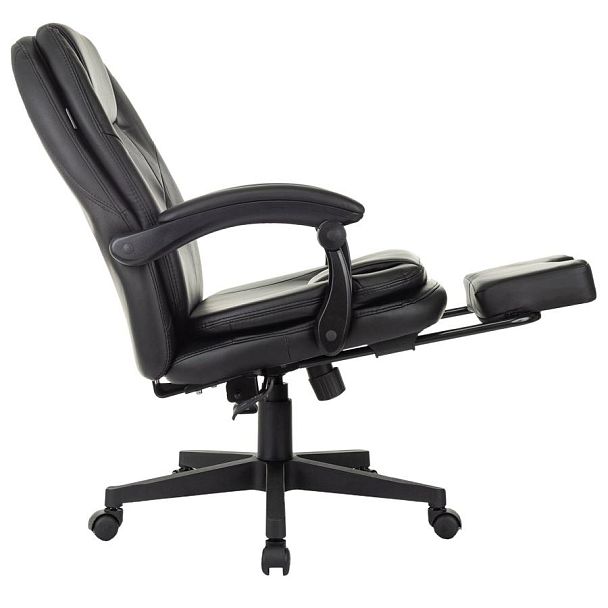 Кресло офисное CH-868N-BF, синхромеханизм, подставка для ног, экокожа, черное, 2018358 - Вид 9