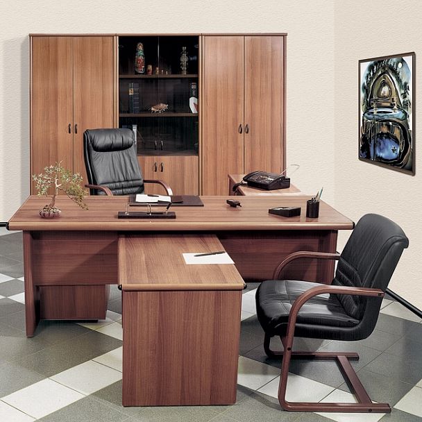 Стол для переговоров овальный "Престиж" ТЖ 136 темный орех - Вид 2