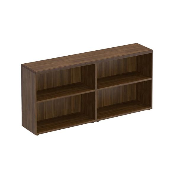 Стеллаж низкий с топом Mark-II МК 751-2 орех тоскана - Вид 1