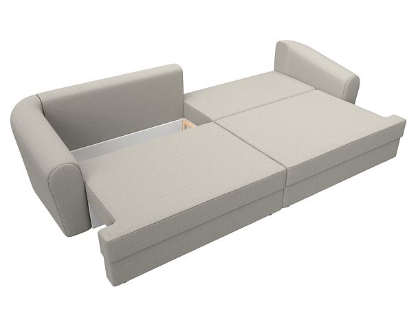 Диван прямой Милтон Рогожка бежевый - Вид 9