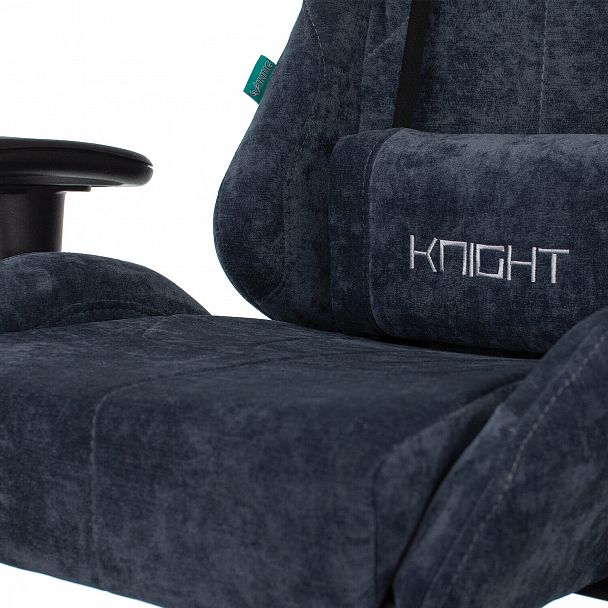 Кресло компьютерное Zombie VIKING KNIGHT, 2 подушки, ткань, синее, 1372993 - Вид 19