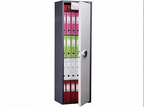 Бухгалтерский шкаф AIKO SL-150Т EL "Бухгалтерские шкафы" ТК-002907031367 серый - Вид 1