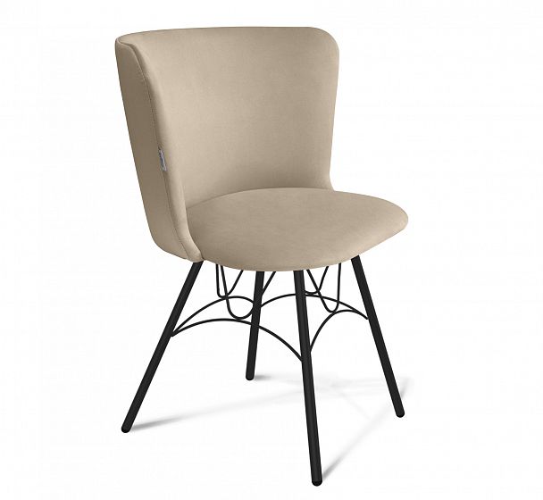 Стул Sheffilton SHT-ST36/S100 ванильный крем/черный муар - Вид 2