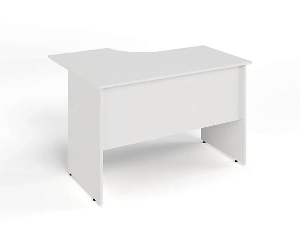 UNITY PС3-12 R БЕЛЫЙ Офисный стол угловой Правый 1200х900х750 - Вид 1