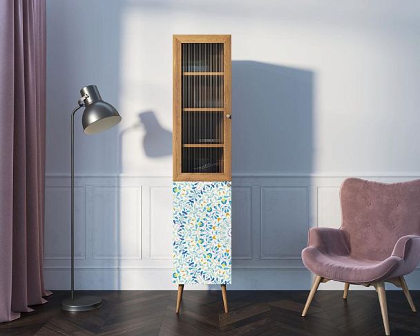 Буфет Berber узкий принт 46 арт BB39/Print_46 - Вид 4