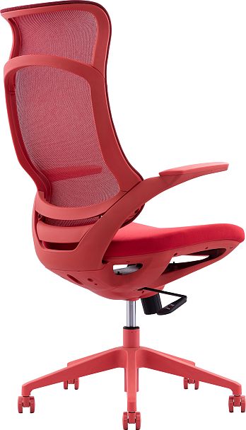Кресло руководителя Everprof Spirit (Спирит) Сетка Красный - Вид 4