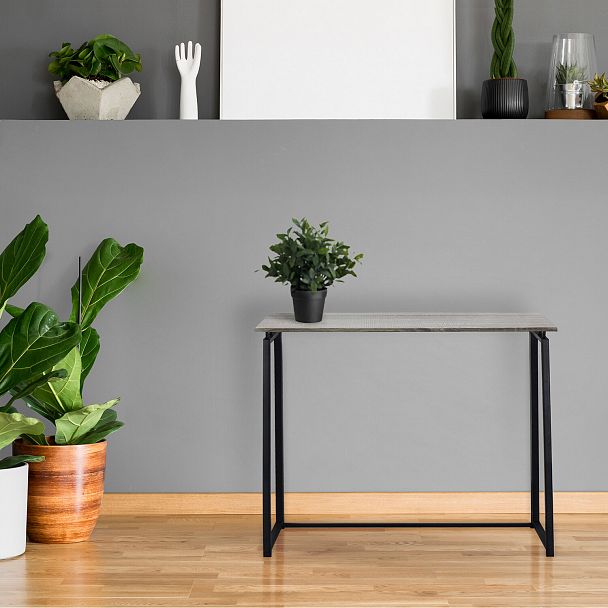 Стол на металлокаркасе BRABIX "LOFT CD-001", 800х440х740 мм, складной, цвет дуб антик, 641210 - Вид 12