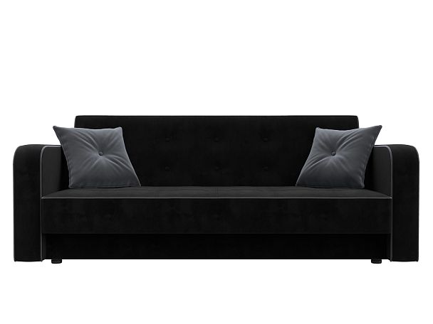 Диван-книжка Тур Велюр черный - Вид 2