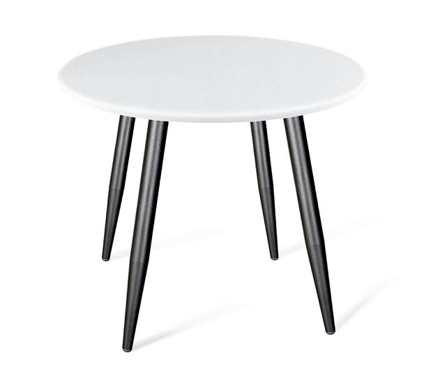 Стол Sheffilton SHT-TU104/80 МДФ черный муар/белый - Вид 1