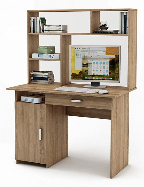 Стол компьютерный Лайт-2Я СН - Вид 1