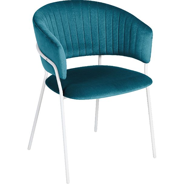 Комплект кухонных стульев Даксон изумрудный велюр/белый, 4 шт. - Вид 3