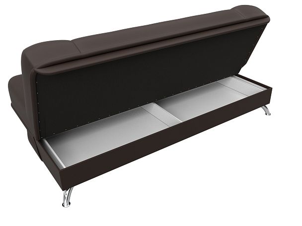 Диван Книжка Анна (полностью экокожа коричневая) - Вид 8