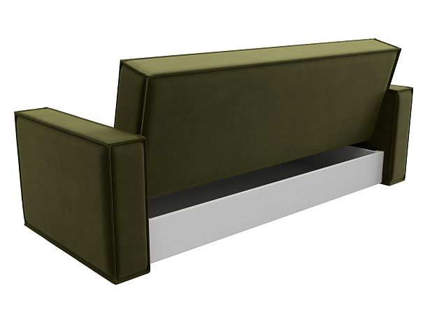 Диван-книжка Куба Микровельвет зеленый - Вид 6