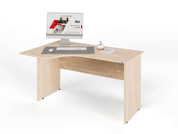 ЛАЙТ / LIGHT RLG004-14x9L Угловой стол 140x90x75 Дуб Сонома - Вид 4