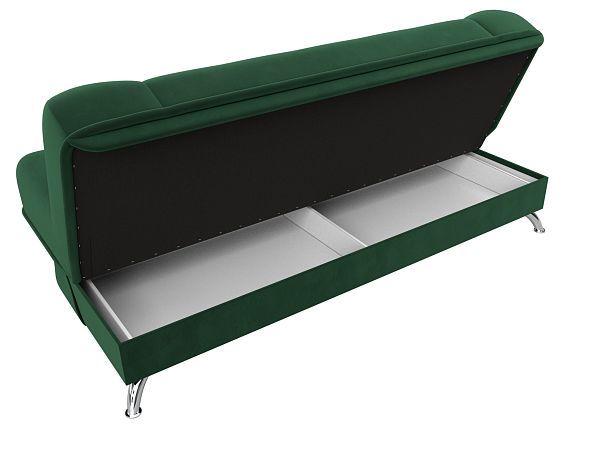 Диван Книжка Анна (полностью велюр зеленый) - Вид 8