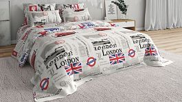Постельное белье двуспальное Лондон - Фото предпросмотра