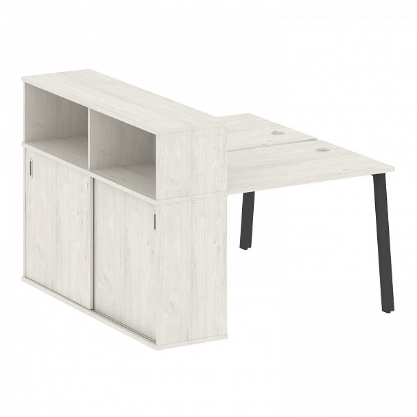 Рабочая станция "Metal System" БА.РС-СШК-2.1 дуб наварра/антрацит - Вид 1