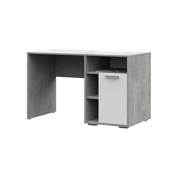 Денвер СТ-01 Стол Письменный (1200 х735х604) ателье светлый/белый - Вид 1