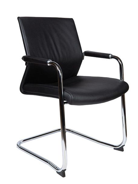 Кресло офисное / Petra CF / черная экокожа - Вид 1