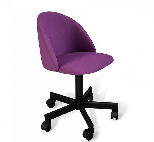 Стул подъемно-поворотный Sheffilton SHT-ST35/S120M ягодное варенье/черный муар - Вид 1