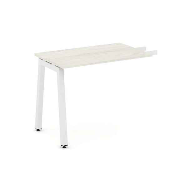 Стайл Проджект Брифинг-приставка SN-5A.BR-003 Дуб Наварра/Металл Белый 980*600*750 - Вид 1