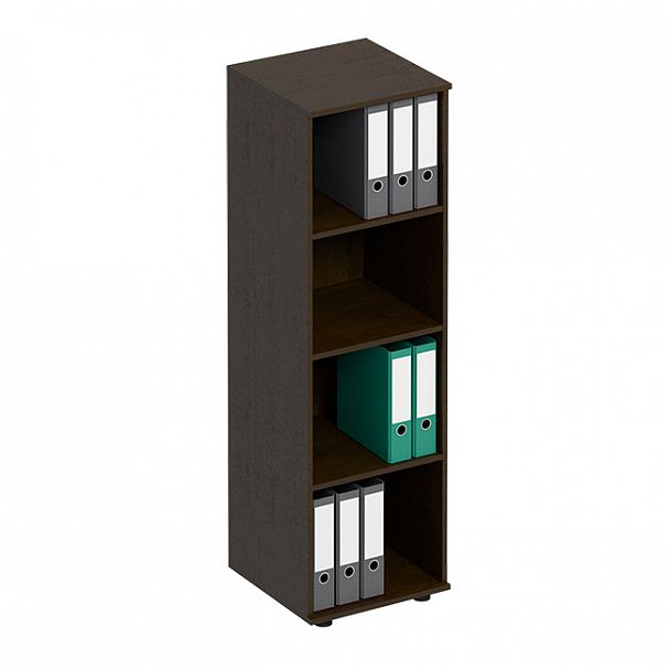 Стеллаж средний узкий "Формула" ФР 361 венге темный - Вид 1