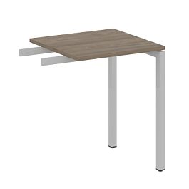 Metal System Quattro Приставной элемент на П-образном м/к 40БП.ПР-1 Вяз/Серый металл 600*600*750 - Фото предпросмотра