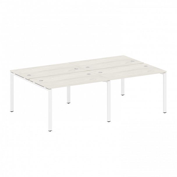 Рабочая станция "Metal System" БП.СМ-4.2 дуб наварра/белый - Вид 1