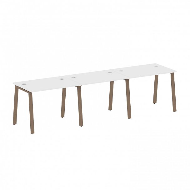 Рабочая станция "Metal System" БА.СМ-3.1 белый/мокко - Вид 1