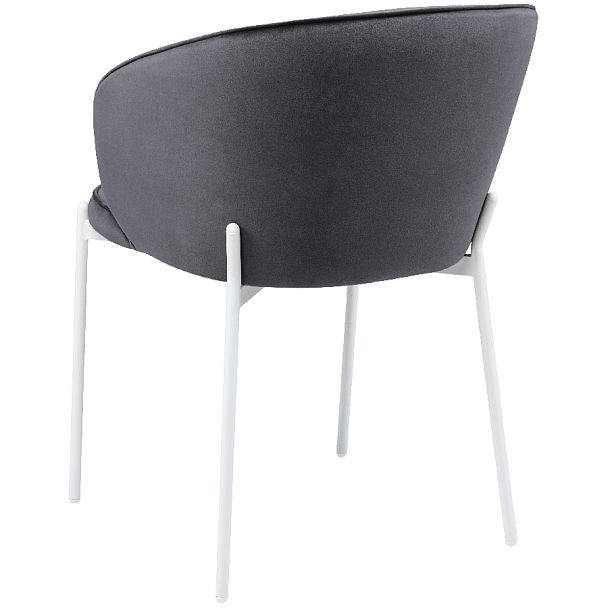 Комплект кухонных стульев Миэль серый велюр/белый, 4 шт. - Вид 5