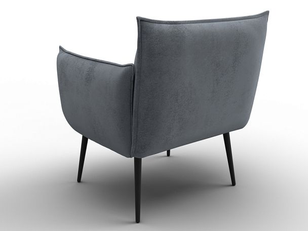 Кресло Лига-083 Велюр серый - Вид 5