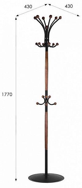 Вешалка-стойка Д 1 ЛАЙТ - Вид 9