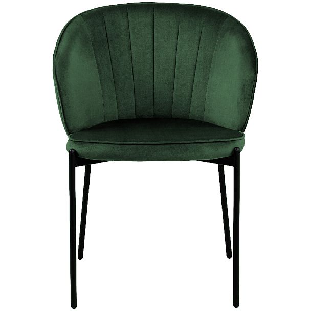 Комплект кухонных стульев Миэль зеленый велюр/черный, 2 шт. - Вид 2