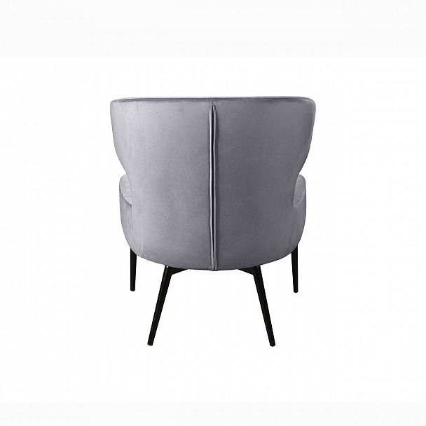 Кресло Richard ромб, бархат серый 27 - Вид 6