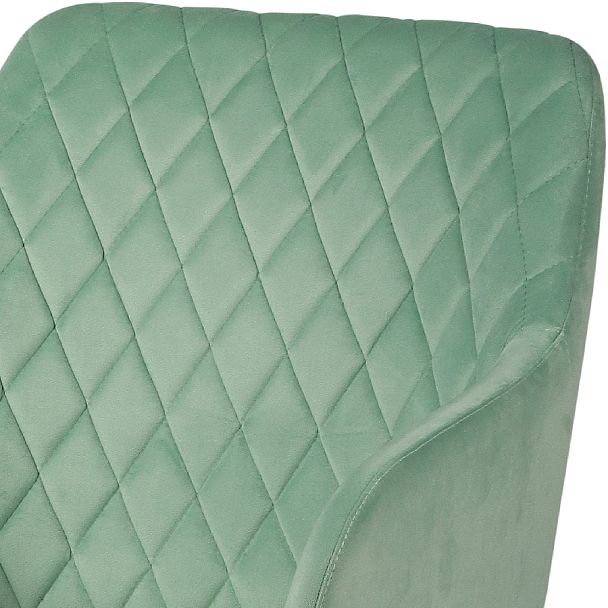 Комплект барных поворотных кресел Барли К, Confetti aquamarine/черный, 2 шт. - Вид 7