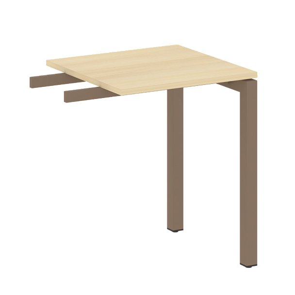 Metal System Quattro Приставной элемент на П-образном м/к 50БП.ПР-1 Акация/Мокко металл 600*600*750 - Вид 1