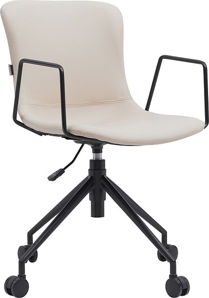 Операторское кресло Everprof Expo (Экспо) Экокожа Бежевый - Вид 1