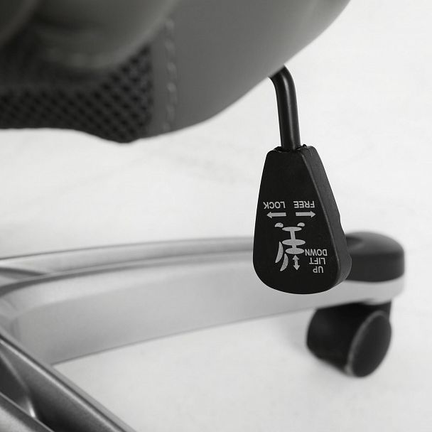 Кресло офисное BRABIX PREMIUM "Level EX-527", пружинный блок, рециклированная кожа, серое, 531937 - Вид 13