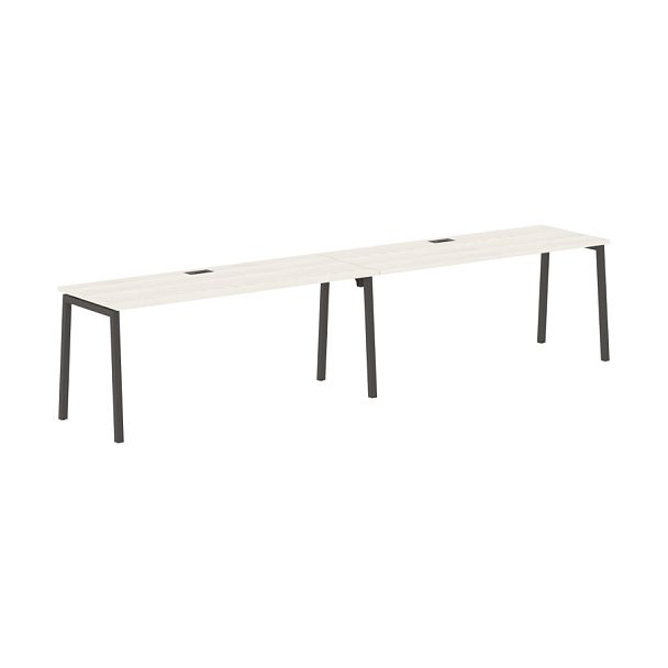 Стол 2-х местный ELWST 3567 Ясень Траун/Мокко 3526х670х750 EDIS - Вид 1