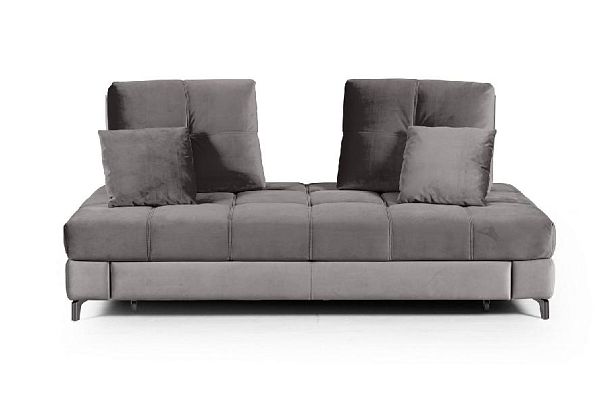 Reef диван-кровать велюр серый - Вид 4