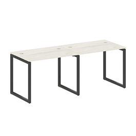 Metal System Quattro Р. ст. на 2 раб. места на О-образном м/к 40БО.СМ-2.1 Дуб наварра/Антрацит металл 2000*720*750 - Фото предпросмотра