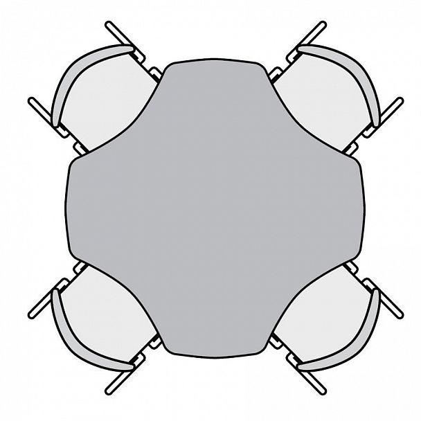 Стол "Клевер" - Вид 2