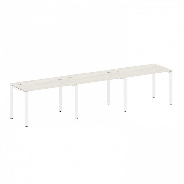 Рабочая станция "Metal System" БП.СМ-3.2 дуб наварра/белый - Вид 1