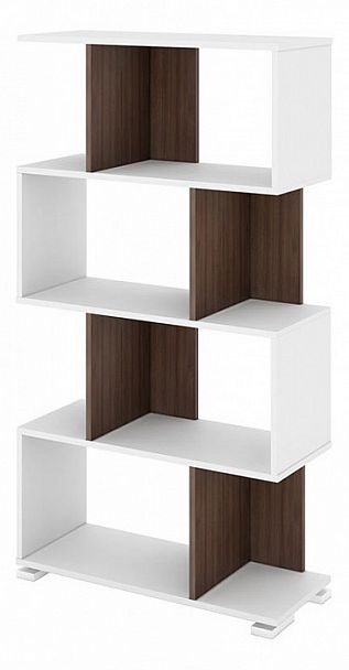 Стеллаж Домино СЛ-5-4 Белый/Шамони - Вид 1