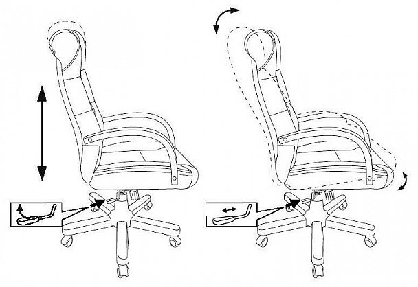 Кресло для руководителя T-9928WALNUT/ECO - Вид 5